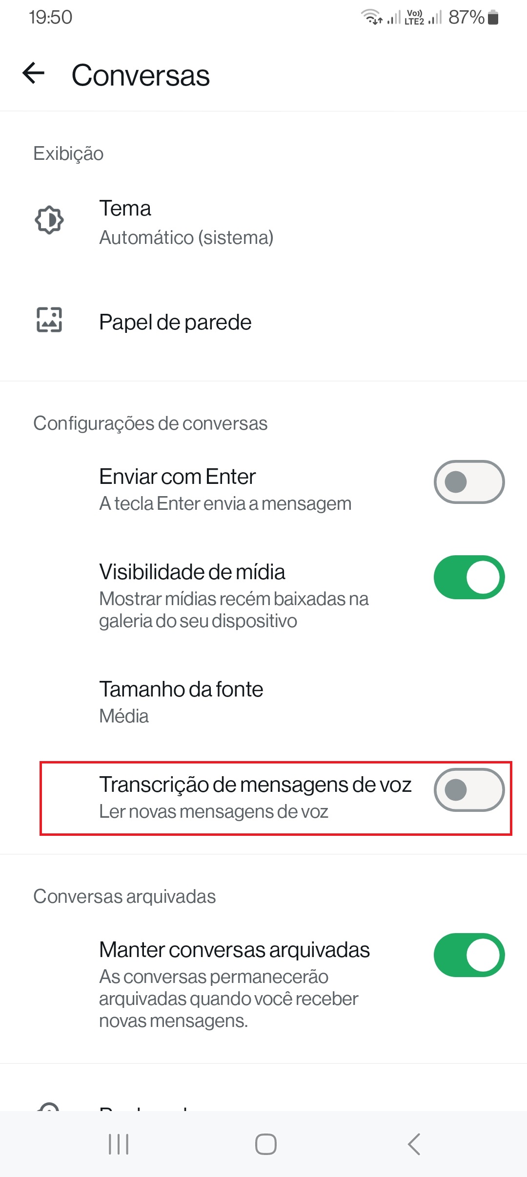 Transcrição automática de áudio no WhatsApp 2 transcrição, whatsapp