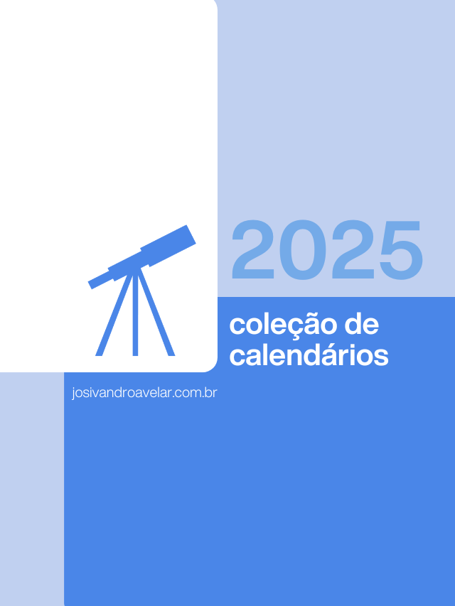 Coleção de calendários Josivandro Avelar 2025