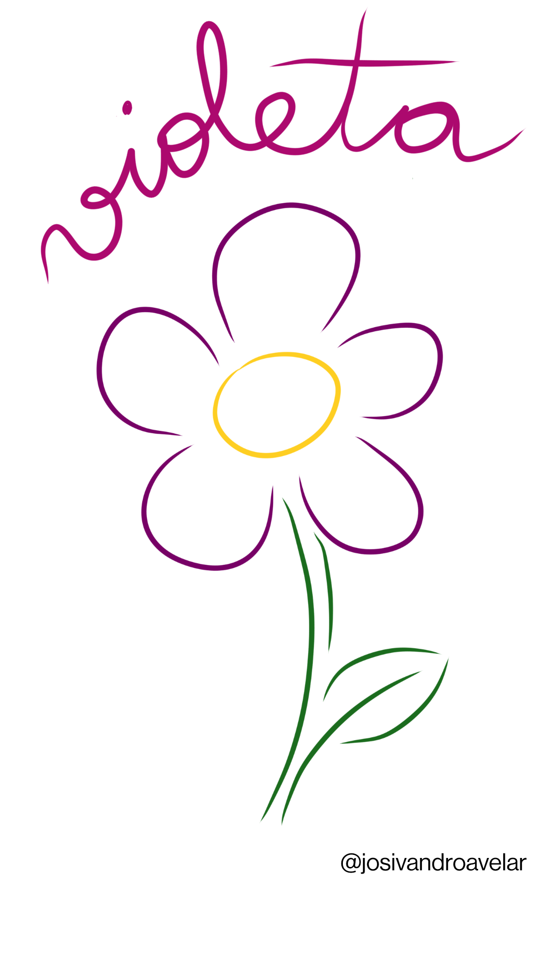 Artes que falam: violeta 1 Violeta como cor, violeta como flor.