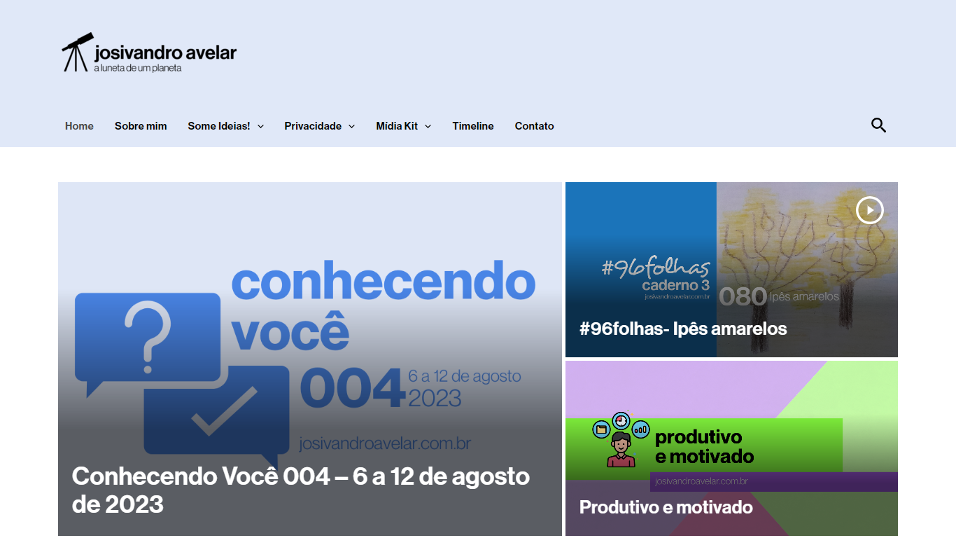 Ajuste de leve? Temos! 3 Site exibe a paleta de cores Azul rotina, entre fevereiro e maio e julho a novembro.