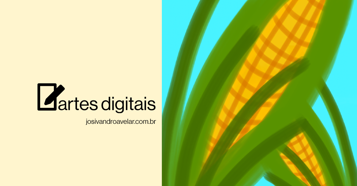 Artes digitais: sabor de milho