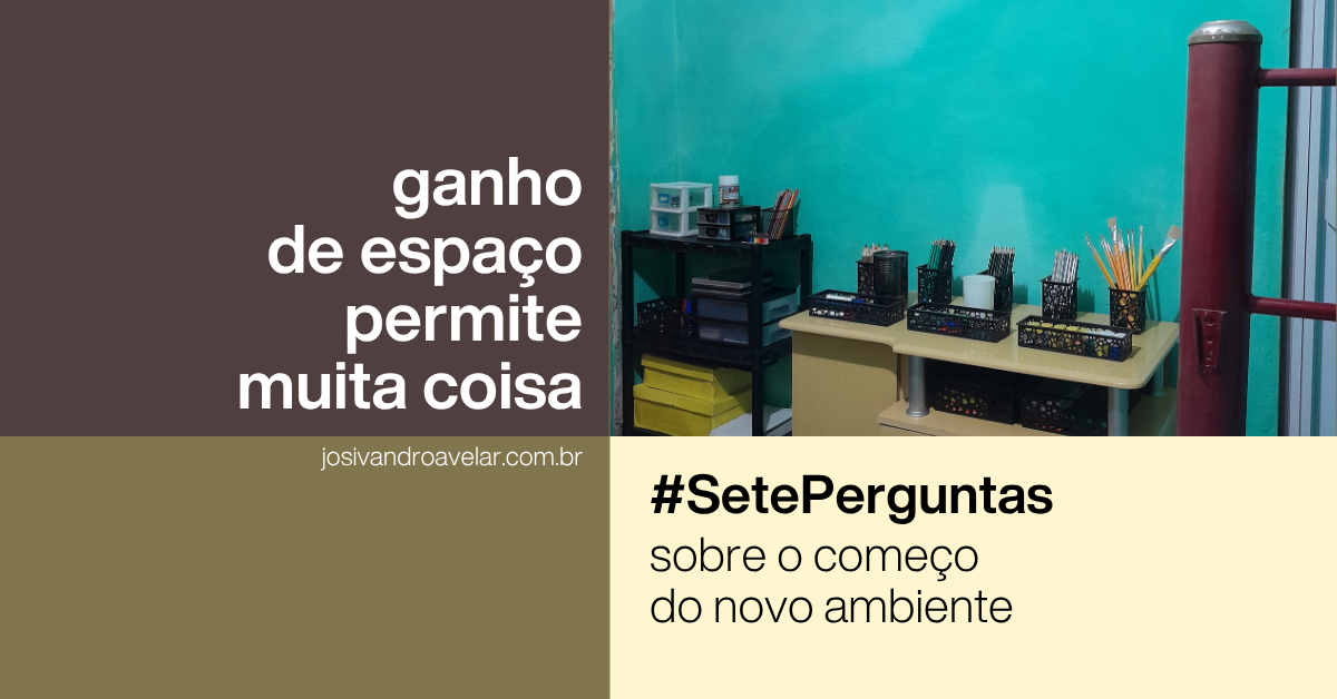 Ganho de espaço permite muita coisa