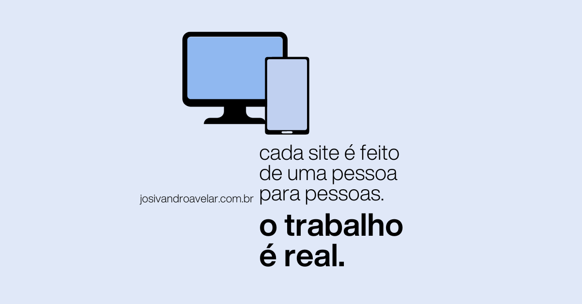 O trabalho é real