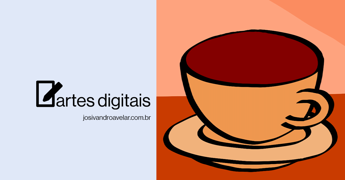 Artes digitais: café tradicional