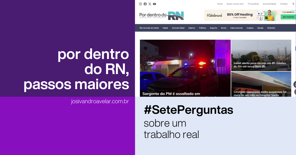 Por dentro do RN, passos maiores