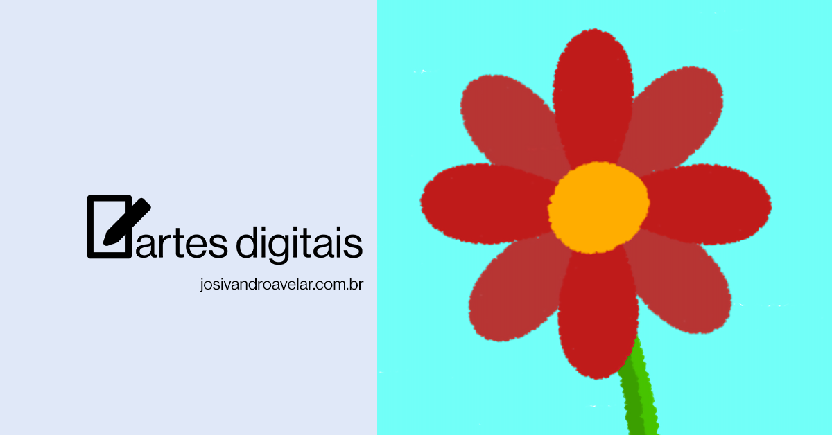 Artes digitais: arte em flor