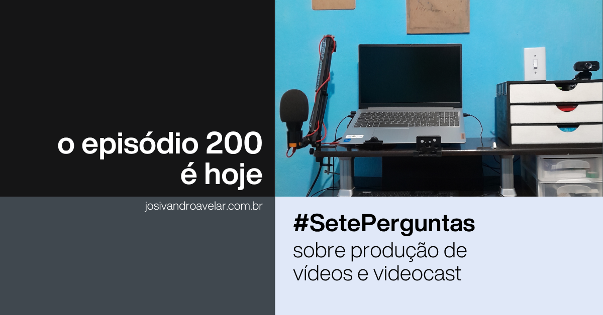 O episódio 200 é hoje