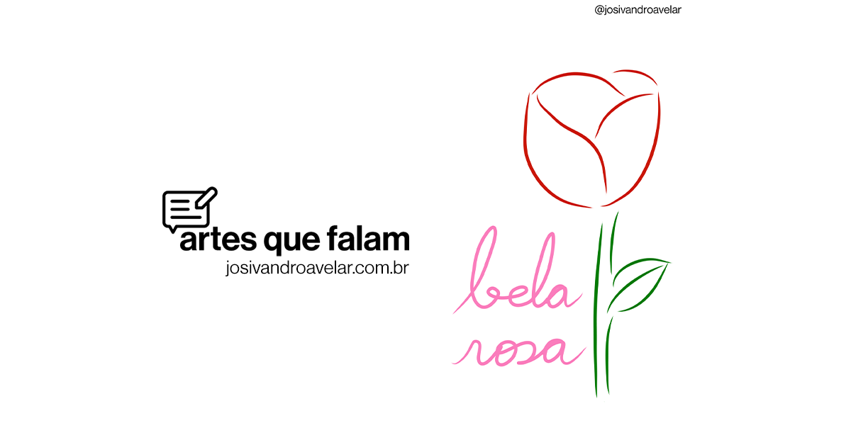 Artes que falam: bela rosa 2 site graph 1158