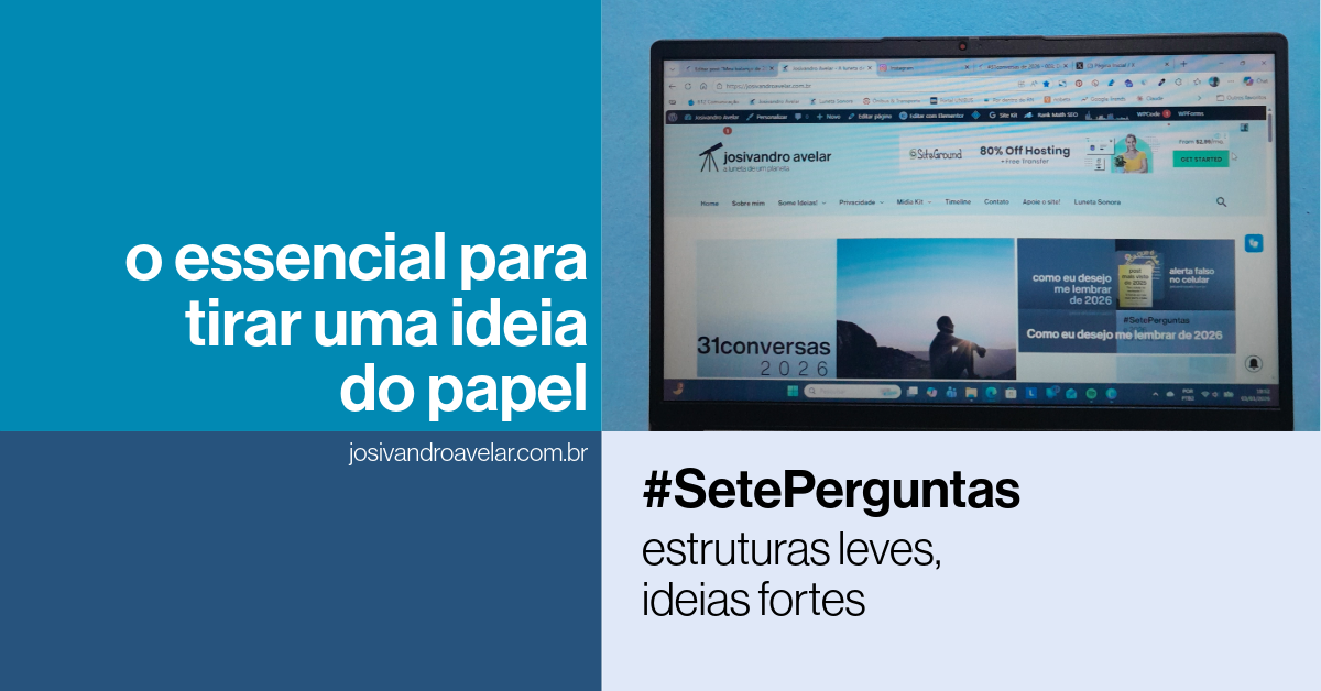 O essencial para tirar uma ideia do papel 2 site graph 0412